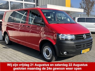 Volkswagen Transporter Kombi 2.0 TDI DSG Automaat 140 pk L2H1 BPM/ BTW vrij Airco Cruise control Trekhaak Automaat Verlengde uitvoering Marge 1 eigenaar Personenvervoer  Personenbus Groepsvervoer Ex overheid Ideaal voor ombouw naar Camper