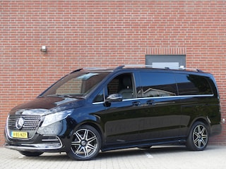 Mercedes-Benz V-klasse 300d Extra Lang AMG Dubbel Cabine LED/LEER/Elek deuren