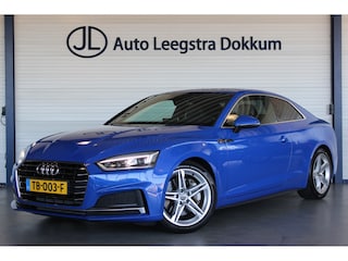 Audi A5 Coupé 2.0 TFSI 252pk S-Line Edition Nogaro Blau | 1e eigenaar | Virtual Cockpit | Massage | B&O | 18" LMV | PDC V+A