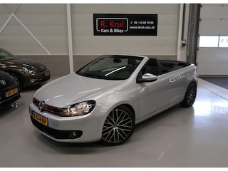 Volkswagen Golf Cabriolet 1.2 TSI BMT Airco-ECC Leer Sportstoelen PDC Stoelverwarming 19" LMV Cruise control Boekjes Windscherm Zeer nette auto, lage km.stand