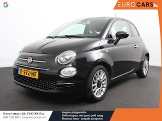 Fiat 500 1.2 Lounge Navigatie Leder Interieur Climate Control Panoramadak Parkeer sensoren