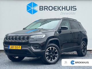 Jeep Compass 4xe 240PK Plug-in Hybrid Trailhawk SOH 97% | Full-Leather | Stoel Ventilatie | Adap Cruise | Camera | Apple Carplay/Android Auto | Elektrische Achterklep | Full-LED | 17" LMV