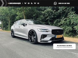 Volvo V60 2.0 T6 Plug-in hybrid AWD Ultra Dark | 21 Inch Velgen | Heico Bodykit + Verlaging | Styling  Kit | Schuif -/ Kanteldak | Stoel + Stuurverwarming | Harman Kardon Audio | Getint Glas | 360 Camera | Head Up Display |