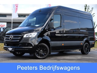 Mercedes-Benz Sprinter 319 1.9 CDI L2H2 Pro Black Edition FACELIFT! Adaptieve Cruise, luchtvering, Camera, LED, 10,5'' Mbux, Standkachel, Stoelverwarming, Sensoren, Uniek!