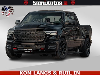 Dodge Ram Limited H.O 540PK 706Nm | Massage + Full Option | De Meest Luxe en Volle Pick-Up in zijn Klasse | Comfortabele Dubbele Cabine met Royale 5 Zitplaatsen | BPM vrij | Nu Leverbaar uit Voorraad | Voorraad Nr 2326 - 5169 | De specialist in Amerikaanse pick‑ups in Nederland en Europa.