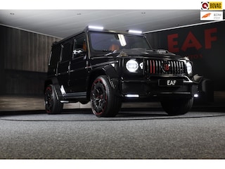 Mercedes-Benz G-klasse 63 Edition 1 BRABUS UITVOERING / Mat Zwart / Acc / Dode Hoek / Leder / Open Dak / 360 Camera / 24 Inch