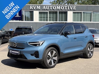 Volvo XC40 Recharge Ultimate 70 kWh SOH 97% | WARMTEPOMP | PANORAMADAK | ELEKTRISCHE TREKHAAK | 360° CAMERA | HARMAN KARDON | STOEL- & STUURVERWARMING | ELEKTRISCHE STOELEN MET GEHEUGEN | VOLVO DEALER ONDERHOUDEN | ALL-IN-PRIJS |