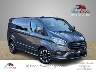 Ford Transit Custom Sport Automaat 2.0 TDCI 185PK Dubbelcabine/ 2x schuifdeur / LED / Stoelverwarming / Navi / Carplay / Cruise / Airco / Camera