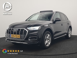Audi Q5 50 TFSI e Advanced edition PHEV 300pk | Trekhaak Af Fabriek | Panodak | 360 Camera | Lederen Comfortzetels Verwarmd | Cruise Control | Virtual | Navigatie | DAB | Plug In Hybrid |