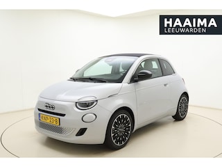 Fiat 500 1.0 Hybrid La Prima Cabrio | DEMO | Lederen bekleding | Camera | 8 Jaar speciale garantie | Parkeersensoren | Climate control