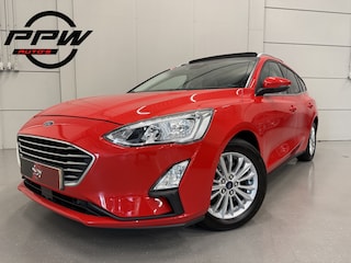 Ford Focus Wagon 1.0 EcoBoost Titanium aut. PANO/TREKHAAK/B&O/CAMERA/LED/ADAPTIVE CRUISE/CARPLAY/KEYLESS/STOEL+STUURVERW/PDC+ASSIST/PRIVACY/ORIG. NL AUTO/APK T/M 04-2027