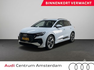 Audi Q4 50 quattro Launch edition S Competition 77 kWh 299 pk | Navigatie | Warmtepomp | Trekhaak (wegklapbaar) | Parkeersensoren | Achteruitrijcamera | Elektr. voorstoelen | S-Line |