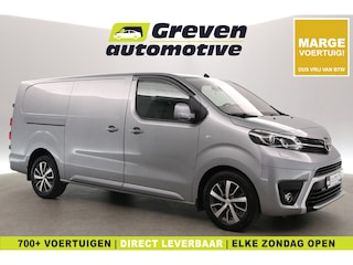 Toyota Proace 2.0 L3H1 180PK | Marge | Automaat | Clima | Cruise | Camera | 3 Zits | HUD | Carplay | 2xSchuifdeur | Trekhaak