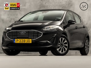 Ford Fiesta 1.0 EcoBoost Hybrid Titanium (APPLE CARPLAY, GROOT NAVI, CLIMATE, SPORTSTOELEN, PARKEERSENSOREN, LM VELGEN, CRUISE, NIEUWSTAAT)