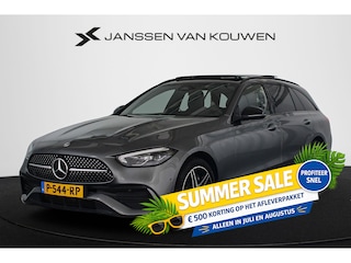 Mercedes-Benz C-klasse Estate 300 e AMG Line Night Pano Sfeerverlichting Stoelverwarming