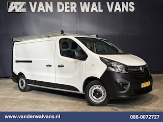 Opel Vivaro 1.6 CDTI 122pk L2H1 Euro6 Airco | Imperiaal | Trekhaak | LED | Cruisecontrol Parkeersensoren, Bijrijdersbank