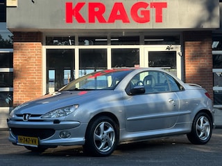 Peugeot 206 CC 1.6-16V|Cabrio|airco|cruise|lederen bekleding|stoelverwarming|bluetooth|elektrische ramen