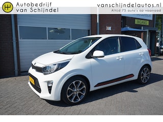 Kia Picanto 1.0 CVVT DESIGN EDITION ORIGINEEL NEDERLANDS CAMERA 16INCH LMV NAVIGATIE ANDROID-APPLECARPLAY STRIPING ECC AIRCO CRUISECONTROL BLUETOOTH 4X ELECTR.RAMEN-SPIEGELS