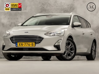Ford Focus Wagon 1.0 EcoBoost Titanium (APPLE CARPLAY, GROOT NAVI, STUUR/STOELVERWARMING, KEYLESS, SPORTSTOELEN, GETINT GLAS, LM VELGEN, CRUISE, NIEUWSTAAT)