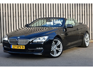 BMW 6-serie Cabrio 650i High Executive Leder Head-Up Navi 360-Camera 4-Wielsturing Memory NL-AUTO!