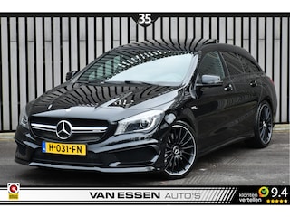 Mercedes-Benz CLA Shooting Brake AMG 45 4MATIC OrangeArt Edition Pano Navi Leder Memory H&K Camera Nette Auto!