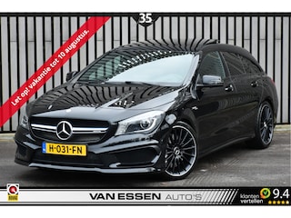 Mercedes-Benz CLA Shooting Brake AMG 45 4MATIC OrangeArt Edition Pano Navi Leder Memory H&K Camera Nette Auto!