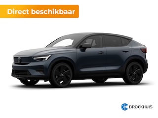 Volvo EC40 Single Motor Ext. Range Ultra Black Edition. Europa 82 kWh | Achterbank verwarmd | Achteruitrijcamera | Apple Carplay/Android Auto|telefoonintegratie premium