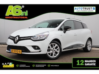 Renault Clio Estate 0.9 TCe Limited Navigatie Airco Cruise Control Bluetooth 16 inch LMV LED Donkere Ramen