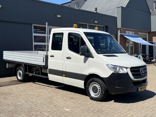 Mercedes-Benz Sprinter 314 2.2 CDI L3 DC open laadbak Trekhaak 3500 trekgewicht Airco Cruise controle 6-Persoons Automaat Openlaadbak Pick-up Telefoonverbinding Werkverlichting P-up Euro 6