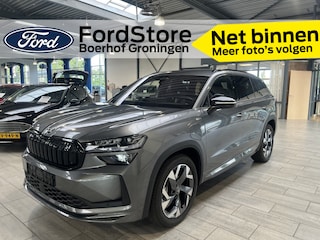 Skoda Kodiaq 1.5 TSI PHEV 204 pk Sportline | Stoelverw. | Stuurverw. | El. a. klep | El. verst. stoel + geh. | LED | 19" | Keyles entry |