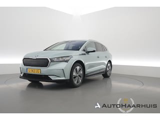 Skoda Enyaq iV 60 | RIJKLAAR!! | Warmtepomp | Adapt. Cruise | Trekhaak | Stoel- Stuurverw. | Memory | Keyless