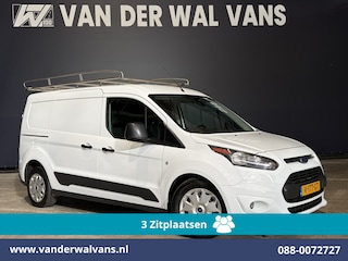 Ford Transit Connect 1.5 TDCI 101pk L2H1 Euro6 Airco | 3-Zits | Navigatie | Imperiaal | Trekhaak | Cruisecontrol | Android Auto Parkeersensoren, Verwarmde voorruit, Bijrijdersbank