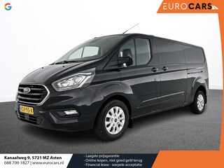 Ford Transit Custom 300 2.0 TDCI L2H1 Limited Dubbele cabine Automaat Navi Airco 2x Schuifdeuren Trekhaak Parkeersensoren Carplay