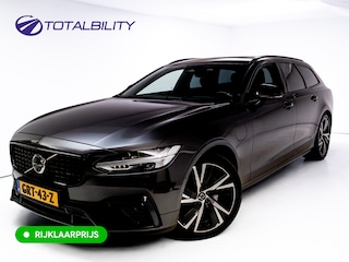 Volvo V90 2.0 T6 AWD R-Design | Pano | Trekhaak | Headup | Harman Kardon | Pilot assist | Stoel- & Stuurverwarming | 19"LMV, Extra getint glas, 1/2 leer/alcantara, PDC + Camera, Apple Carplay, Elec. achterklep