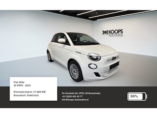 Fiat 500 42 kWh SOH 95% | Car play | Cruise control | Lane assist