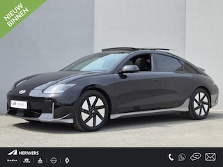 Hyundai Ioniq 6 Business 77.4 kWh / SOH 100% / Fabrieksgarantie tot 05-2028 / Bose Audio Systeem / Dealer onderhouden / Glazen schuif- en kanteldak / CCS snelladen / Head Up Display / Elektrische achterklep / Trekgewicht 1500 kg / Rondomzicht camera / Stuur- Stoel & Achterbank verwarming /