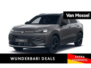 Volkswagen T-Roc 1.5 eTsi Style First Edition 116 PK Automaat | Panoramaschuif-kanteldak | Black style | Navigatie | Apple Carplay draadloos | Android Auto draadloos | IQ Lights | Camera | Ruiten getint | 18" Lichtmetalen velgen | Climate control | Adaptive cruise control | Achterklep elektrisch |