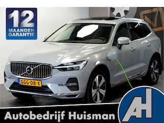 Volvo XC60 2.0 T6 Plug-in hybrid AWD 293kW/399pk Aut8 Long Range Edition Bright NIEUWSTAAT! PANORAMADAK + LEDER + ADAPT.CRUISE + PILOT ASSIST + GOOGLE NAVIGATIE&SERVICES + EL.WEGKLABARE TREKHAAK + SPATLAPPEN + CAMERA + PARKSENSOREN + 19" LM-VELGEN!!