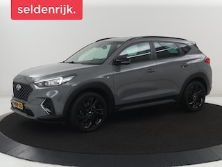 Hyundai Tucson 1.6 T-GDI Comfort N-Line | Trekhaak | 360 camera | Adaptive cruise | Carplay | Leder/alcantara | Stoelverwarming | Climate control | Full LED | Park assist |