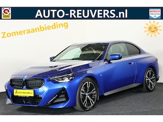 BMW 2-serie Coupé 218i M-Sport / LED / HUD / Navi / CarPlay / Portimao Blauw