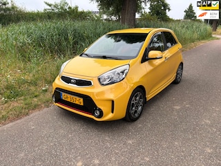 Kia Picanto 1.2 CVVT SportsLine Airco Cruise Stoel/Stuur verwarming Pdc Half Leder Bekleding Mist Lampen Voor