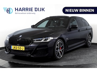 BMW 5-serie Touring 530e Business Edition Plus | M-Sport | Shadow Line | S/K-Panodak | Laser | Head-Up | Elek. Trekhaak | Stoelverw. | Camera | NAV+App. Connect | ECC | Elek. Klep | LM 19" |