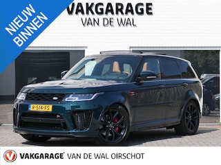 Land Rover Range Rover Sport 5.0 V8 SC SVR | SV Bespoke Paint | Alcantara hemel | Meridian | 360°-camera | Panoramadak | Head-up display | Alarmklasse 5 | ACC | Dodehoek ​detectie | Luxe lederen sportstoelen | Trekhaak | Luchtvering | Apple-/Android Carplay | Stoelventilatie