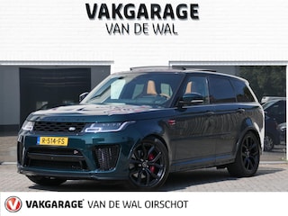 Land Rover Range Rover Sport 5.0 V8 SC SVR | SV Bespoke Paint | Alcantara hemel | Meridian | 360°-camera | Panoramadak | Head-up display | Alarmklasse 5 | ACC | Dodehoek ​detectie | Luxe lederen sportstoelen | Trekhaak | Luchtvering | Apple-/Android Carplay | Stoelventilatie