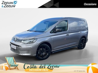 Volkswagen Caddy Cargo 2.0 TDI Style L1H1 122 pk Automaat | LM Velgen zwart | Sidebars | Lederen bekleding | Stoelverwarming | Laadruimtebescherming