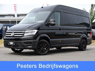 Volkswagen Crafter 35 2.0 TDI L3H3 Black Edition Camera, Adaptieve Cruise, Carplay, LED, Trekhaak, Voorruitverwarming, Sensoren, 177pk, Automaat, Uniek!