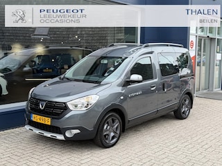 Dacia Dokker 1.2 TCe S&S Stepway | Navigatie | Trekhaak 1200 KG | Cruise control | Parkeer Camera | Ruime Gezinsauto | 2x Zijschuifdeur | Parkeersensoren | Dakrails |