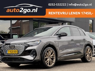Audi Q4 50 QUATTRO 3X S-LINE EDITION 77 KWH/300PK LEDER NAVI CAMERA DIGI-DASH APPLE-CARPLAY LED LMV-20INCHE PDC