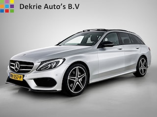 Mercedes-Benz C-klasse Estate 160 Amg Line / Panoramadak / Nightpakket / Leder / Pdc.+Camera / Airco-ecc.