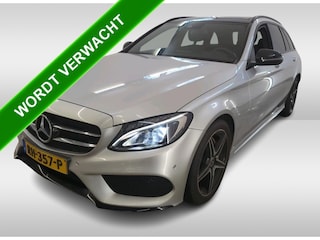 Mercedes-Benz C-klasse Estate 160 Amg Line / Panoramadak / Nightpakket / Leder / Pdc.+Camera / Airco-ecc.